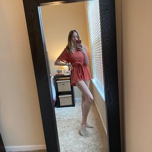 Free People Tie-Up Romper